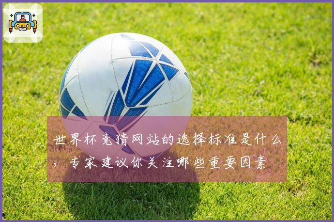 世界杯竞猜网站的选择标准是什么，专家建议你关注哪些重要因素