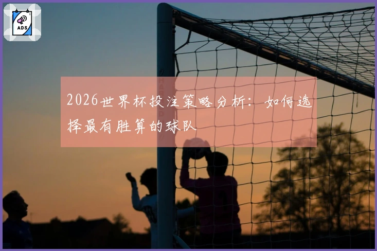 2026世界杯投注策略分析：如何选择最有胜算的球队