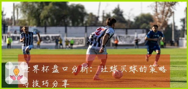 世界杯盘口分析:让球买球的策略与技巧分享