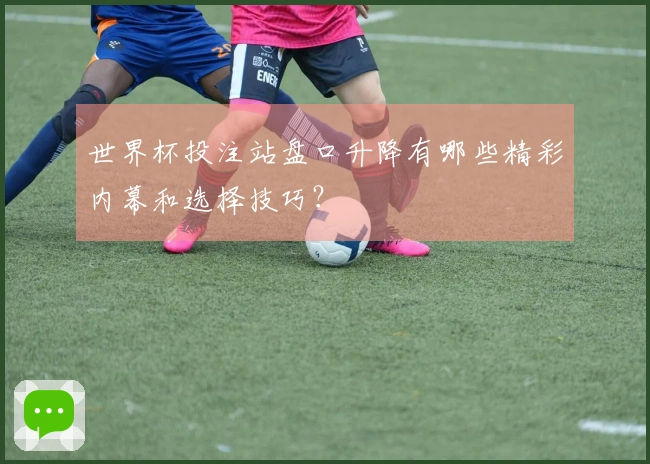 世界杯投注站盘口升降有哪些精彩内幕和选择技巧？