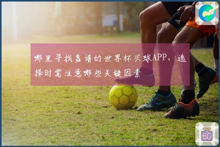 哪里寻找靠谱的世界杯买球APP，选择时需注意哪些关键因素